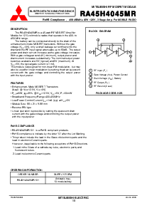 浏览型号RA45H4045MR的Datasheet PDF文件第1页