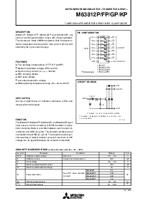 浏览型号M63812GP的Datasheet PDF文件第1页