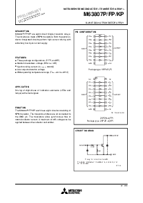 浏览型号M63807FP的Datasheet PDF文件第1页