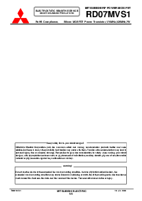 浏览型号RD06HVF1的Datasheet PDF文件第9页