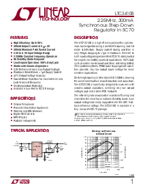 浏览型号LTC3410B的Datasheet PDF文件第1页