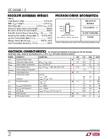 浏览型号LTC3406BES5-1.2的Datasheet PDF文件第2页