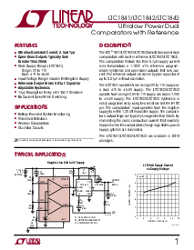 浏览型号LTC1843CS8的Datasheet PDF文件第1页