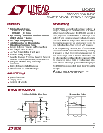 浏览型号LTC4002ES8-8.4的Datasheet PDF文件第1页