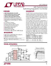 浏览型号LTC3703IGN-5的Datasheet PDF文件第1页