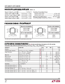 浏览型号LTC2422CMS的Datasheet PDF文件第2页