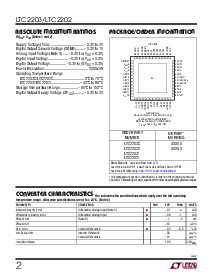 浏览型号LTC2203I的Datasheet PDF文件第2页