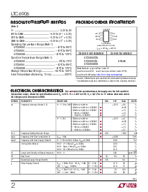 浏览型号LTC6906CS6的Datasheet PDF文件第2页