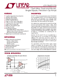 浏览型号LT1179CN的Datasheet PDF文件第1页