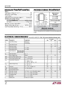 浏览型号LT1191CJ8的Datasheet PDF文件第2页
