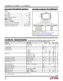 浏览型号LT3484EDCB-1的Datasheet PDF文件第2页