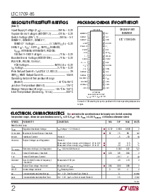 浏览型号LTC1709EG-85的Datasheet PDF文件第2页