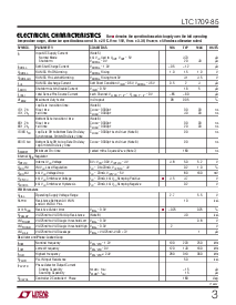 浏览型号LTC1709EG-85的Datasheet PDF文件第3页