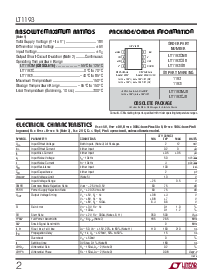 浏览型号LT1193CS8的Datasheet PDF文件第2页
