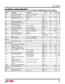 浏览型号LTC4011CFE的Datasheet PDF文件第3页