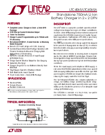 浏览型号LTC4063EDD的Datasheet PDF文件第1页