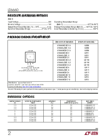 浏览型号LT6600IS8-2.5的Datasheet PDF文件第2页