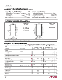 浏览型号LTC1099CSW的Datasheet PDF文件第2页