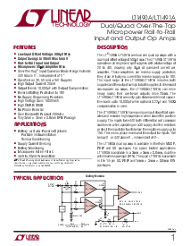 浏览型号LT1491ACDHC的Datasheet PDF文件第1页