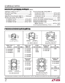 浏览型号LT1490AHMS8的Datasheet PDF文件第2页