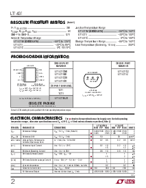 浏览型号LT1431CS8的Datasheet PDF文件第2页