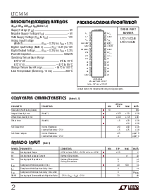 浏览型号LTC1412CG的Datasheet PDF文件第2页