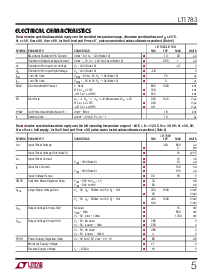 浏览型号LT1783IS5的Datasheet PDF文件第5页