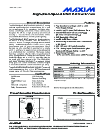 浏览型号MAX4892的Datasheet PDF文件第1页
