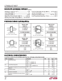 浏览型号LT1806IS6的Datasheet PDF文件第2页