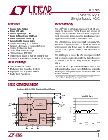 浏览型号LTC1606CSW的Datasheet PDF文件第1页