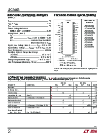 浏览型号LTC1605CSW的Datasheet PDF文件第2页