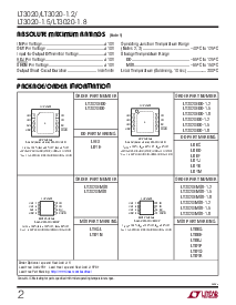浏览型号LT3020IMS8-1.5的Datasheet PDF文件第2页
