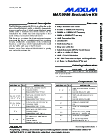浏览型号MAX9986A的Datasheet PDF文件第1页