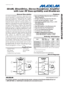 浏览型号MAX9724A的Datasheet PDF文件第1页
