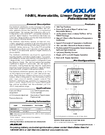 浏览型号MAX5484的Datasheet PDF文件第1页