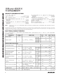 浏览型号MAX4850H的Datasheet PDF文件第2页