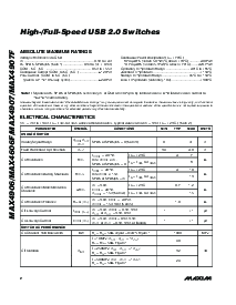 浏览型号MAX4905的Datasheet PDF文件第2页