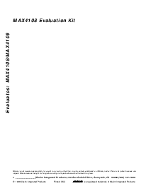 浏览型号MAX4108EVKIT的Datasheet PDF文件第4页