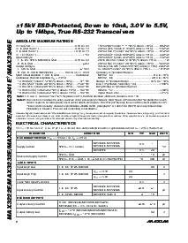 浏览型号MAX3222ECAP的Datasheet PDF文件第2页