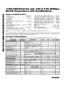 浏览型号MAX3221CUE?的Datasheet PDF文件第2页