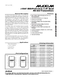 浏览型号MAX3032ECUE的Datasheet PDF文件第1页