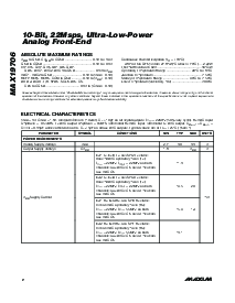 浏览型号MAX19706的Datasheet PDF文件第2页