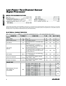 浏览型号MAX1463EAI的Datasheet PDF文件第2页