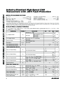 浏览型号MAX13052的Datasheet PDF文件第2页