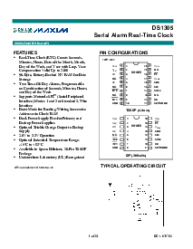 浏览型号DS1305N的Datasheet PDF文件第1页