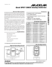 浏览型号DG201ADY的Datasheet PDF文件第1页