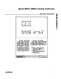 浏览型号DG201ADY的Datasheet PDF文件第7页