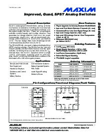 浏览型号DG406AK的Datasheet PDF文件第1页