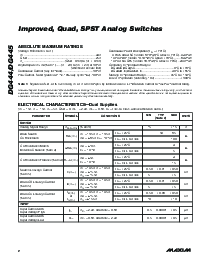 浏览型号DG529C/D的Datasheet PDF文件第2页