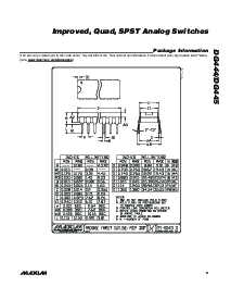 浏览型号DG529C/D的Datasheet PDF文件第9页